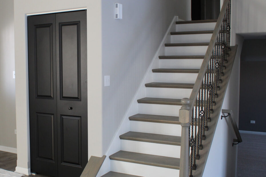 staircase after home restoration