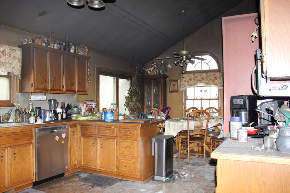 kitchen before home restoration